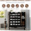 Armoire à chaussures de couloir, grande armoire à chaussures 30 paires avec 3 portes, tablettes réglables, range-chaussures avec portes-1623909668