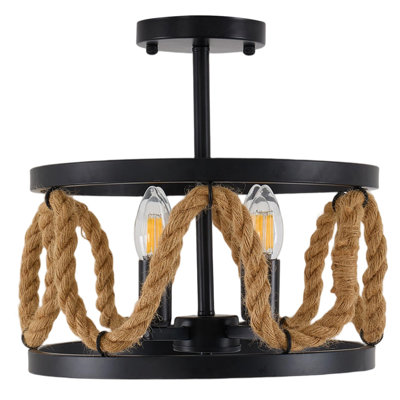 Cylindrical Semi Flush Mount