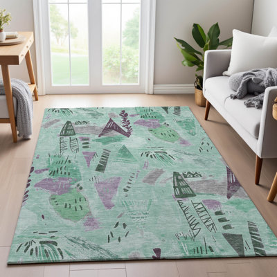 Premium Machine Washable Harjo AMF1573 Modern Rug