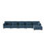 5 Seater Corduroy Corner Sofa -2035894998-2035895000
