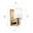 Jahray Steel Armed Sconce-1669044455