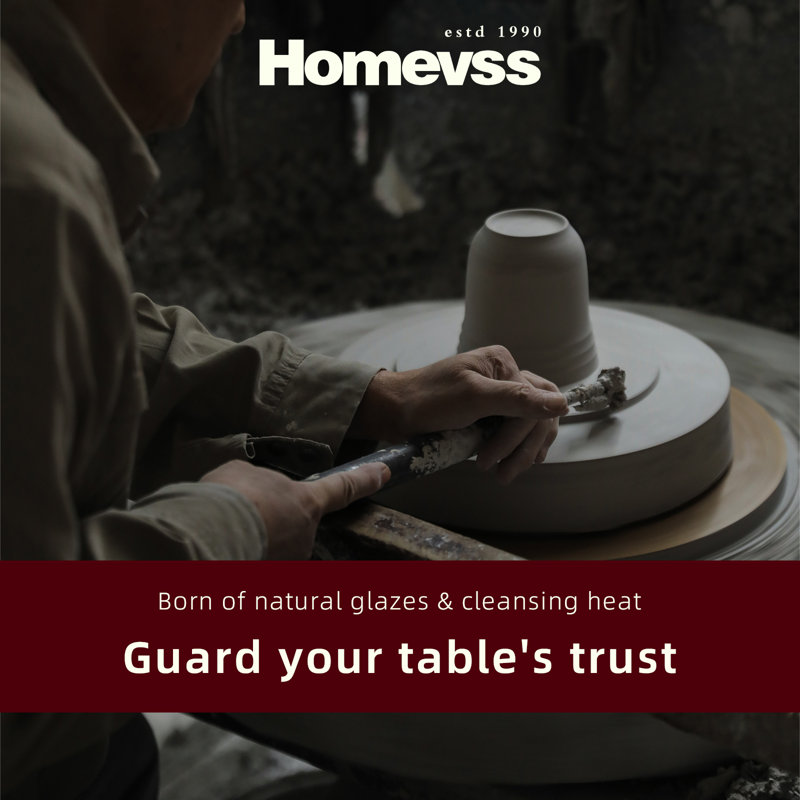 Service de table carré en grès peint à la main HomeVSS, émail réactif, 16 pièces pour 4 personnes, Jardin de printemps