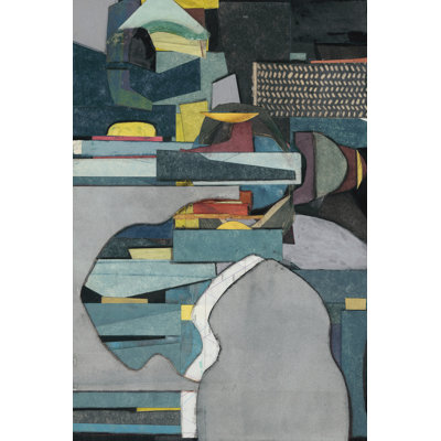 Mid-Century Collage IV - Wrapped Canvas Print