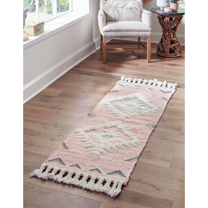 Alenah Wool Southwestern Indoor Rug, Runner 2'2" x 8'2"