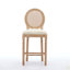 Ensemble de 2 tabourets de bar en bois massif avec tabourets de bar en bois massif