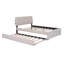 Lit plateforme tapissier avec lit gigogne double Teddy-1737459520-1737459527