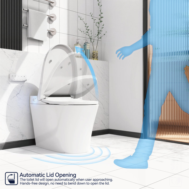 Toilette intelligente de luxe avec bidet intégré