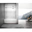 Porte de baignoire coulissante double sans cadre l 53,78 "- H 60" x H 60 "-85752658