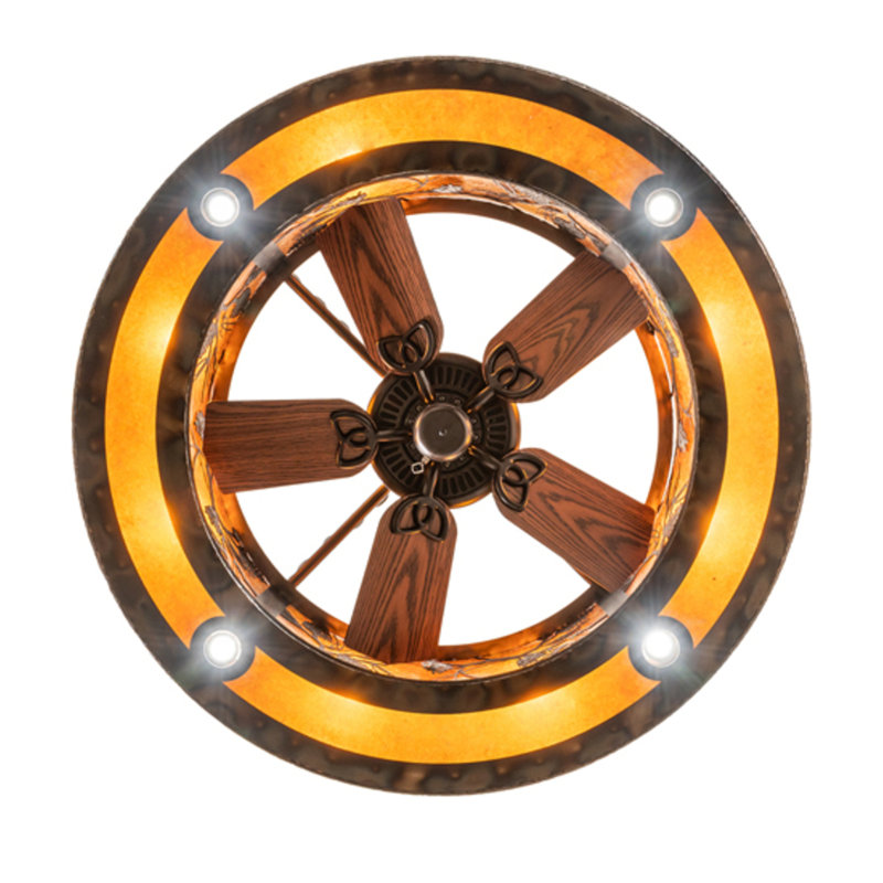 Whispering Pines Downrod Ceiling Fan