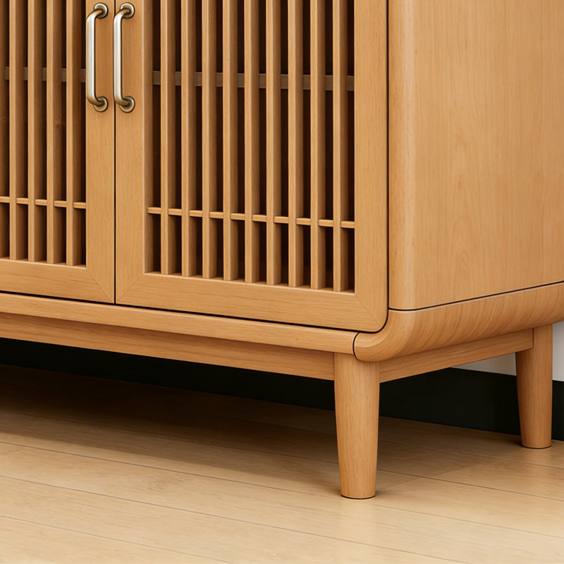 Buffet de style rétro et minimaliste, H 35,4 po x l 63 po x P 15,7 po