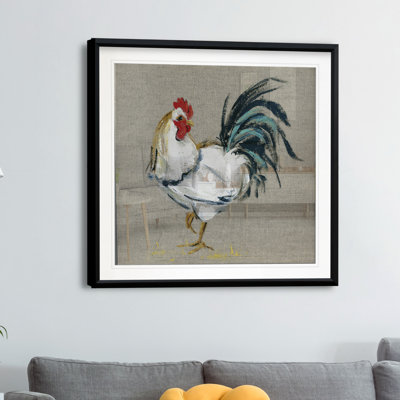 " Linen Rooster II "