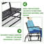 Banc de jardin en acier inoxydable