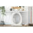Stylish Modern Console Table with Egg-Shaped Base-1896275069