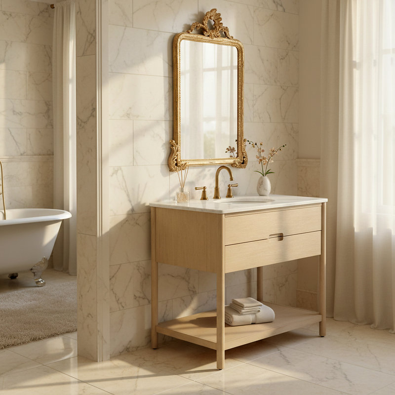 Laraine Petrabecca Single Bathroom Vanity, 36"