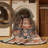 Machine Washable Turkish Brown Area Rug-2039033308