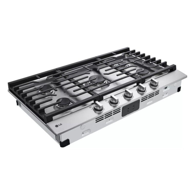 LG 36" Gas Cooktop with UltraHeat 20K BTU Burner, Stainless Steel