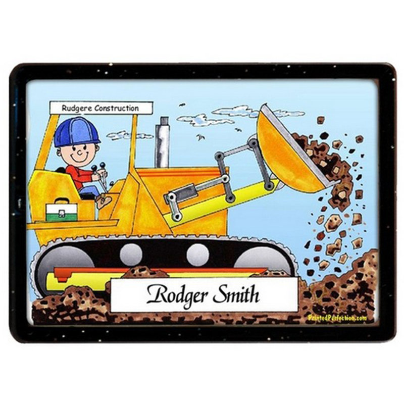 Opérateur de bulldozer personnalisé - aimant acrylique mâle - excellent cadeau!, Oui
