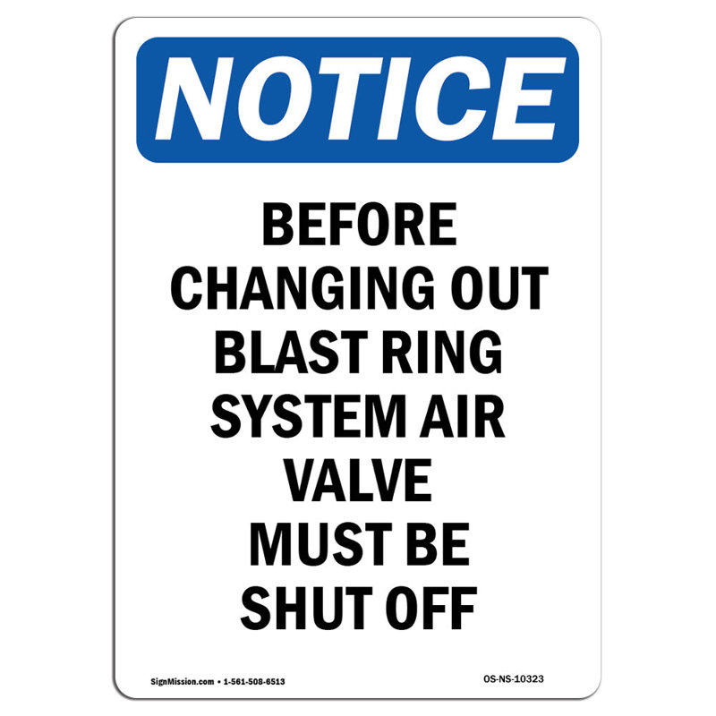 Avant de changer d'anneau «Blast Ring»