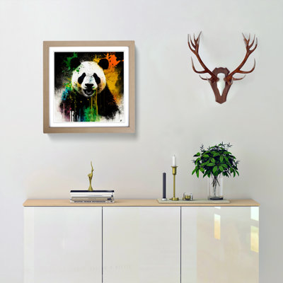 Panda Expressionism - Framed Print