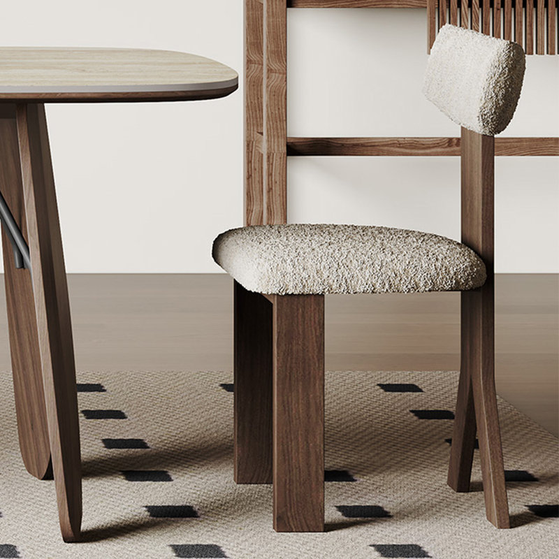 Cicada wing unique dining table set, 29.53"H x 62.99"L x 31.5"W