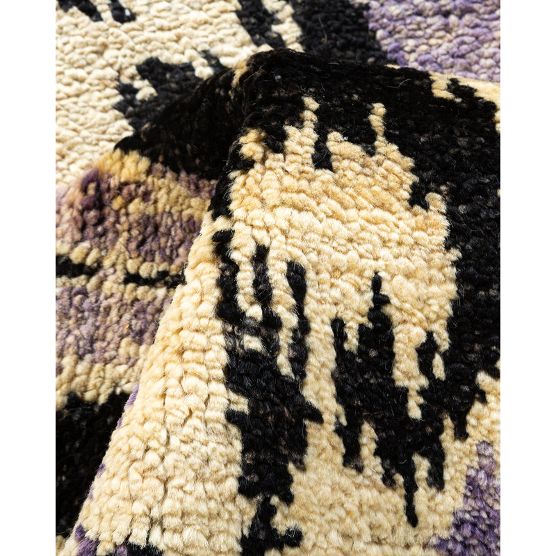 Contemporary One-of-a-Kind 6' 0" X 9' 3" Hand Knotted Area Rug