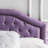 Full Headboard In Purple - Modern Style With Button Tufting And Captivating Nailhead Border Sized Texture Charming Accents-637873861-637873856