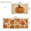 Ensemble de 2 tapis de cuisine antidérapants à motif citrouille d'automne, 17 x 29 et 17 x 47 po