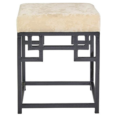 Greek Iron Accent Stool