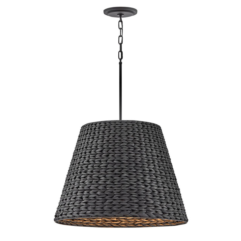 SEABROOK Chandelier, Black