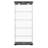 5-Tier Display Cabinet with Dual Glass Doors, Cabinet Display Case Tempered Glass Curio Cabinet with Human Body Sensor & 3-Color LED Lights for Collectibles, Wine, Living Room (Black)-1830752715
