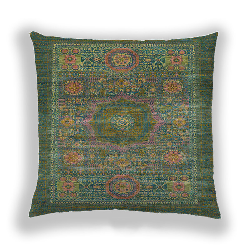 Coussin Abstract 1467, Microsuède