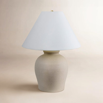 Chemise 22" Ceramic Table Lamp