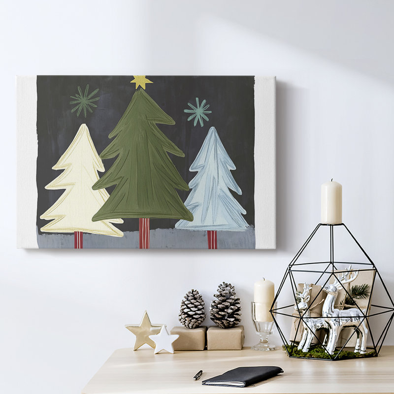 Christmas Holiday Arts - Toile tendue avec châssis, H 16 po x l 24 po
