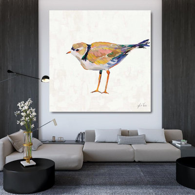 «Red Barrel Studio® Vertentes» par Jeanette, art sur toile tendue sous le titre: Pluvier côtier