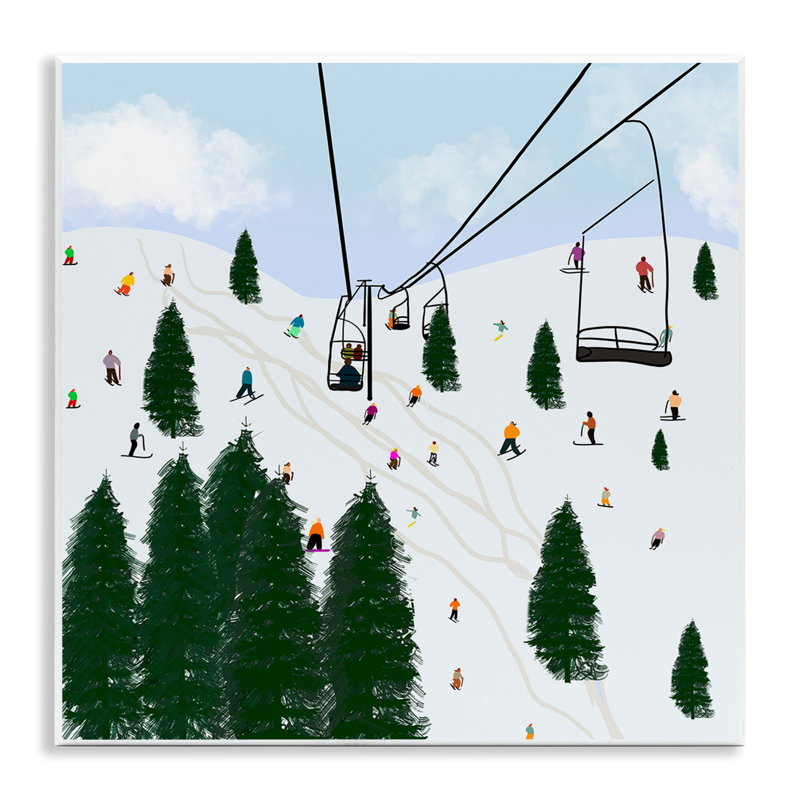 «Ski Lift Mountain Landscape» par Ashley Singleton