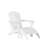 Altura Plastic Adirondack Chair with Ottoman Set-440759048