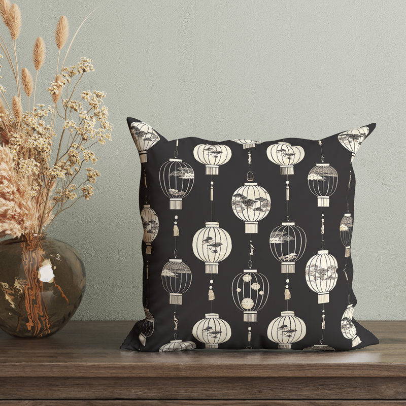 Chiang Rai Throw Pillow Cover, H 20 po x l 20 po