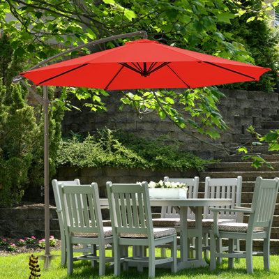 Parasol en porte-à-faux octogonal de bonne qualité
