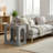 Inniss Modern Geometric 22" End Table with Open Shelf-878405166