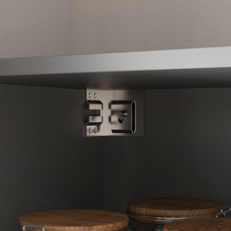 Armoire de rangement pour garde-manger l 63 po, Gris