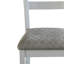 Paire de chaises à finition gris perle 2 unités - luxueuses et élégantes avec 2 chaises en tissu d'ameublement