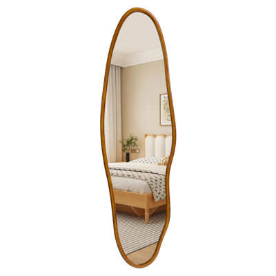 Irregular Shaped Wall Mirror, Horizontal & Vertical Hanging, DIY Installation, Easy To Hang Decorative Mirror For Bathroom Bedroom