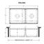 Ruvati 33 pouces Fireclay Workstation