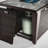 Fire Pit Table with Tile Tabletop, Glass Wind Guard and Rain cover, Lid