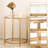 Round Glass Top End Side Table-1822493023