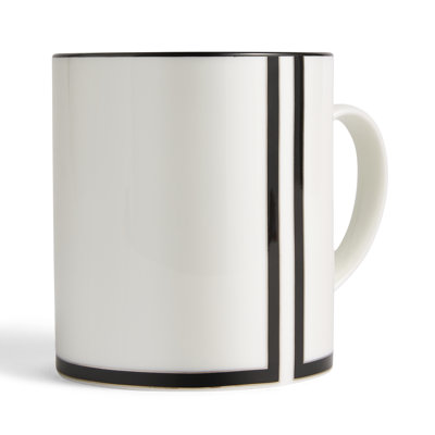 Vera Wang Luxe Graphite 15.5floz Mug