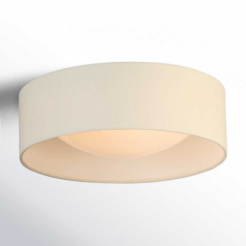 Plafonnier encastré 1 lumière DEL Murphie, H 4,33 po x l 12,4 po x P 12,4 po, Blanc