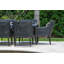 Chaise de patio avec coussin Crone