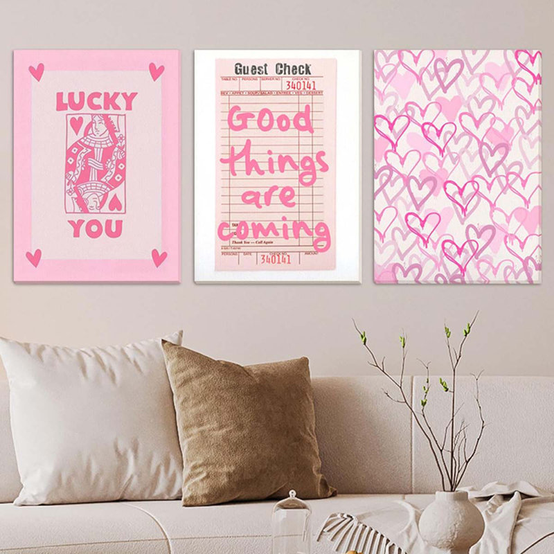 3 Piece Wrapped Canvas Print, 60 cm H x 40 cm W