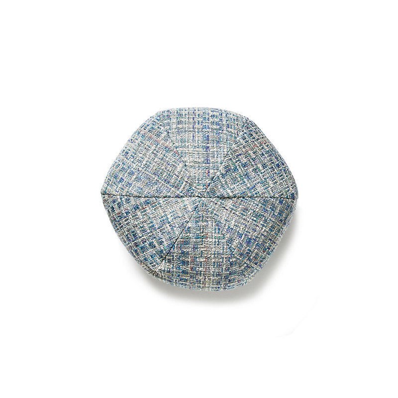 Woodland Estate Circular Pillow Cover & Insert, Cornflower